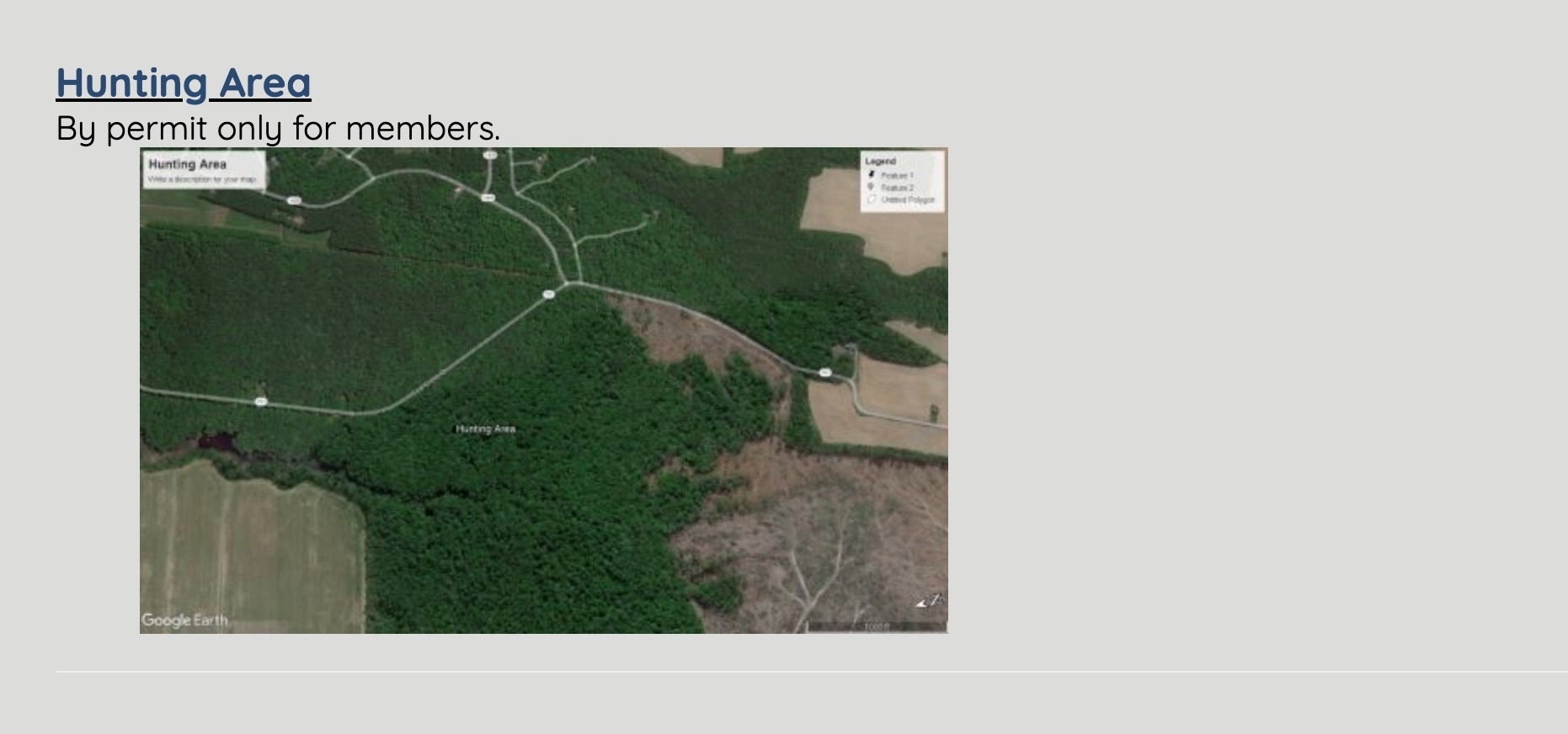 Hunting area