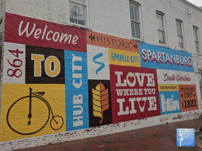 Mural in Downtown Spartanburg