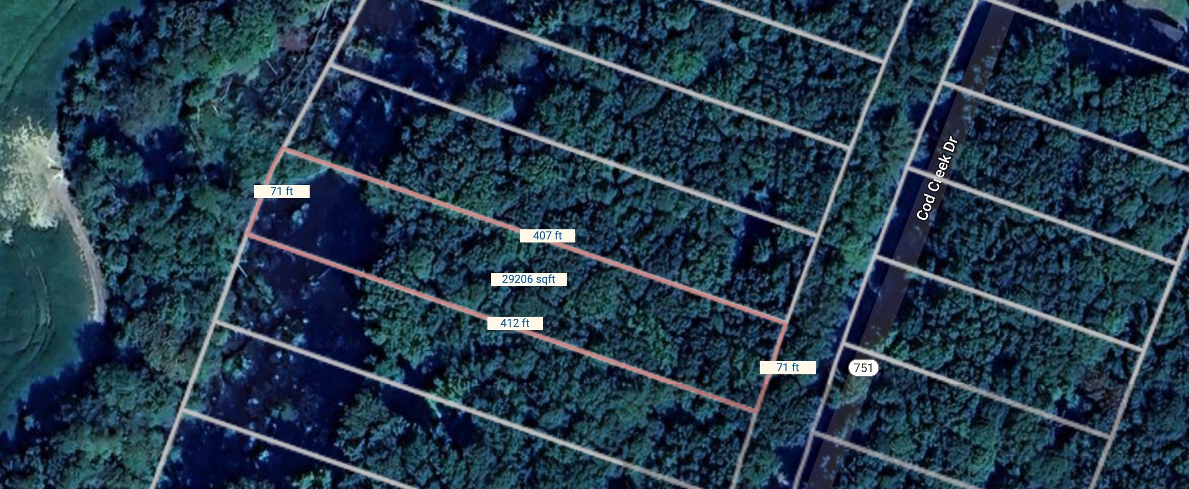 Lot dimensions